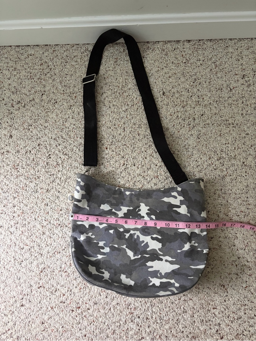 Quilted Koala Camouflage Crossbody Bag - Neutral Camo Shoulder Bag